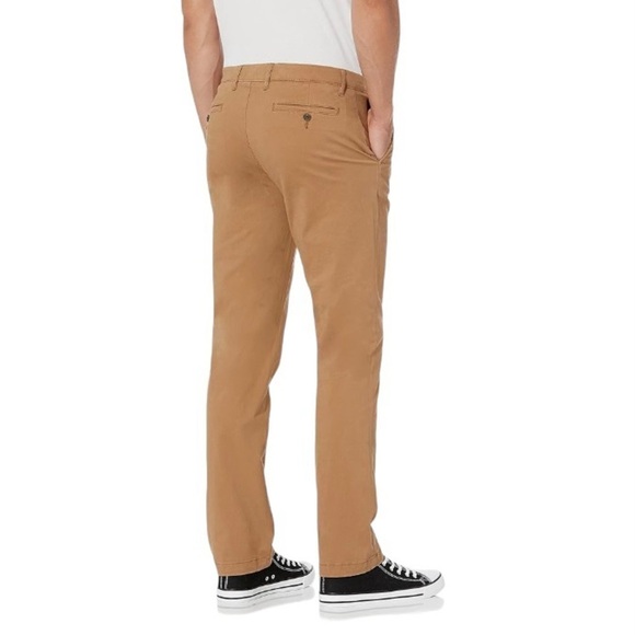 Goodthreads Men 42W x 36L khaki Brown Slim-Fit Washed Comfort Stretch Chino Pant - Picture 5 of 12